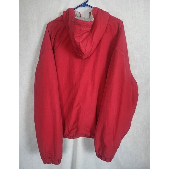 KU Jayhawks Jacket Women 2XL Red Kansas University College coat (unisex) Fall - Picture 3 of 6